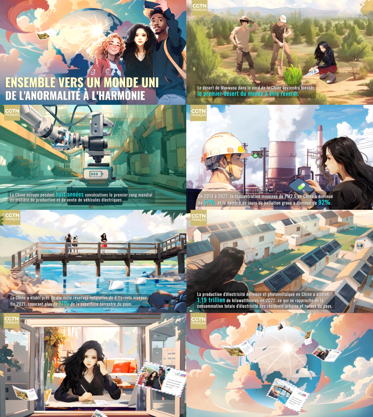 Ensemble vers un monde uni : de l'anormalité à l'harmonie